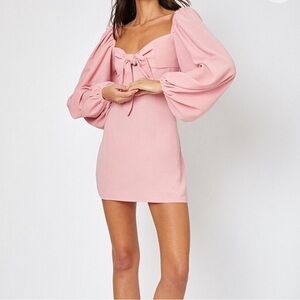 In the style Lorna Luke Puff Sleeve Mini Dress